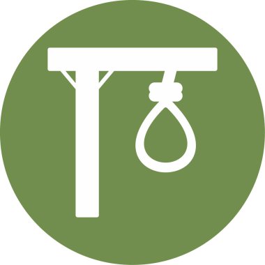 Gallow web simgesi, vektör illüstrasyonu