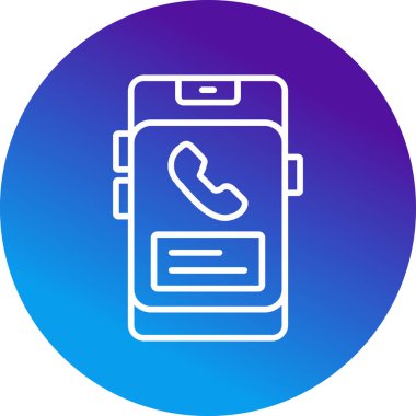 Telefon Defteri simgesi, vektör illüstrasyonu