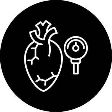 Tansiyon ikonu vektör illüstrasyonu           