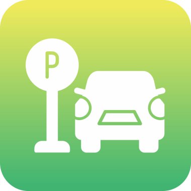 Web simgesi Otopark, illüstrasyon vektör