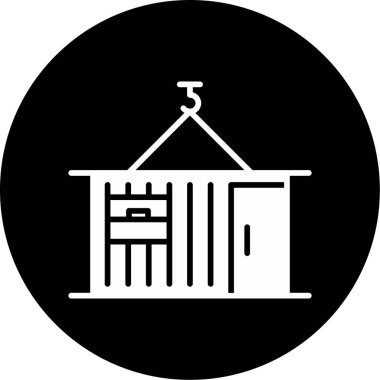 kabuk ağ simgesi vektör illüstrasyonu