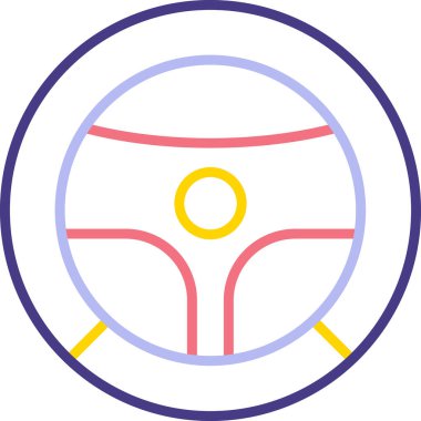 Direksiyon. Web simgesi basit illüstrasyon