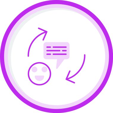 Geribildirim simgesi vektör yanılsaması