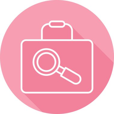 iş avı simgesi, vektör illüstrasyonu basit tasarım