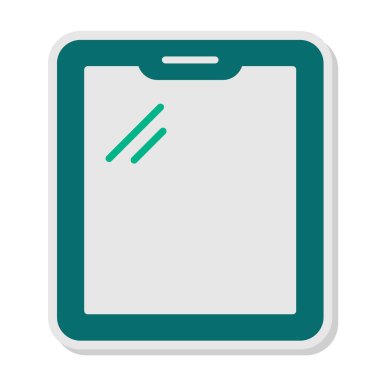 tablet. Web simgesi basit illüstrasyon 