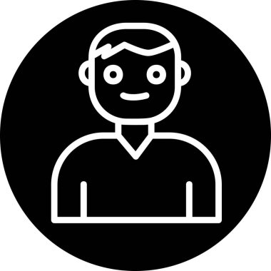 Kullanıcı Hesabı web simgesi basit illüstrasyon