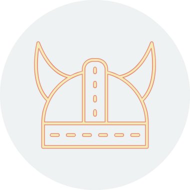 Kask simgesi vektör illüstrasyonu 