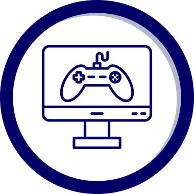 oyun simge vektör çizim 