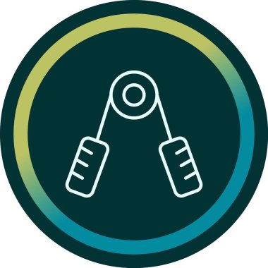 El Kavrama Ağı simgesi basit illüstrasyon