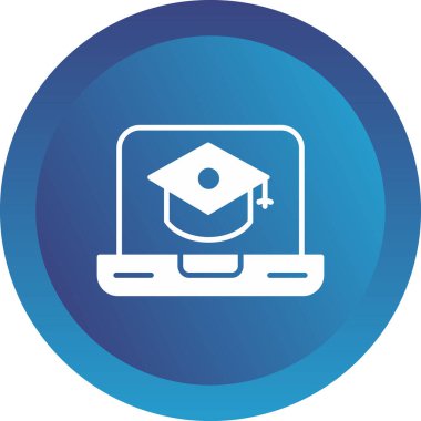 Eğitimin vektör illüstrasyonu modern simge 