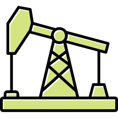 yağ pompası ikon vektör illüstrasyonu 