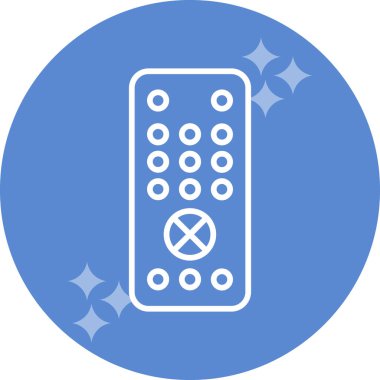 Uzaktan kumanda simge vektör çizim