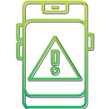 uyarı simgesi vektör illüstrasyonu