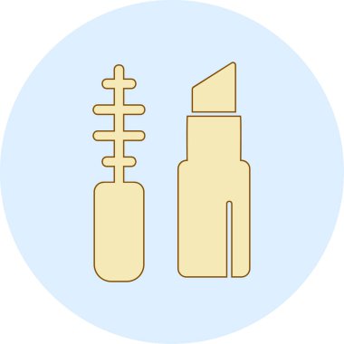 Makyaj Ağı simgesi basit illüstrasyon 