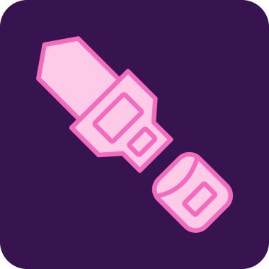 Özdenetim web simgesi, vektör illüstrasyonu