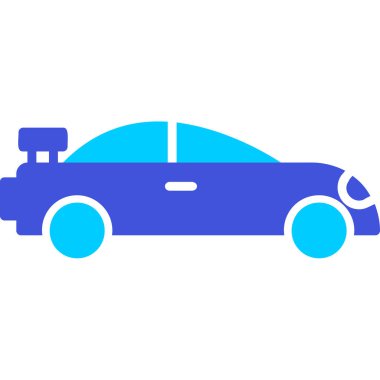 araba simgesi vektör illüstrasyonu 