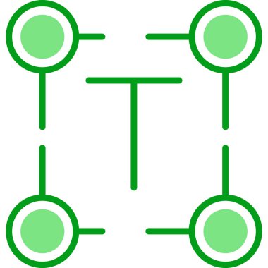 Metin Kutusu web simgesi, vektör illüstrasyonu