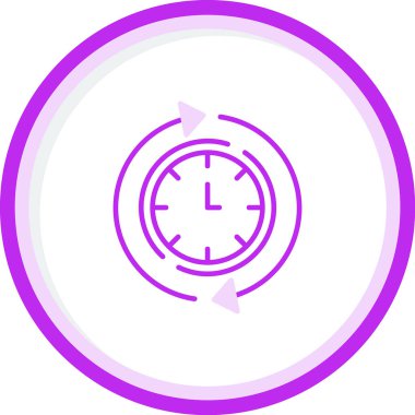 Her zamanki gibi. Web simgesi basit illüstrasyon