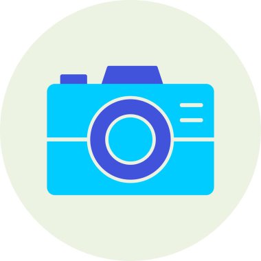 kamera simgesi vektör illüstrasyonu 