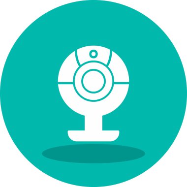Web kamera simge vektör çizim