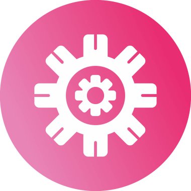 Simgeyi ayarlamanın vektör illüstrasyonu 