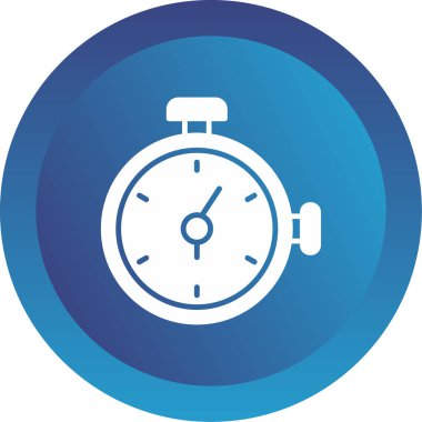 Zamanlayıcı simgesi, vektör illüstrasyonu 