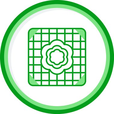 Döşeme. Web simgesi basit illüstrasyon