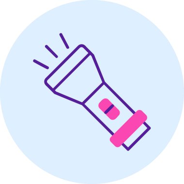 el feneri. Web simgesi basit illüstrasyon