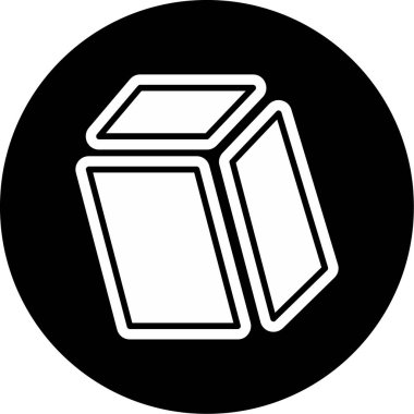 Oyun, simge, paket tasarımı, logo, mobil, ui, web, eğitim için vektör doğrusal paralel. Beyaz bir arka planda paralellik var. Tasarımınız için geometrik şekil. 