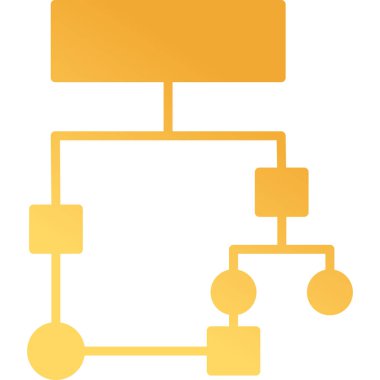 Akış Çizelgesi simgesi, vektör illüstrasyonu             