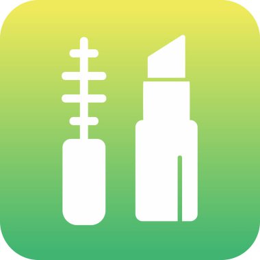 Makyaj Ağı simgesi basit illüstrasyon 