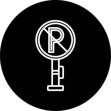 Web simgesi Otopark, illüstrasyon vektör