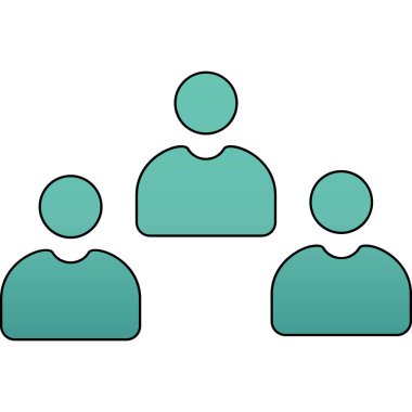 Adaylar web simgesi vektör illüstrasyonu 