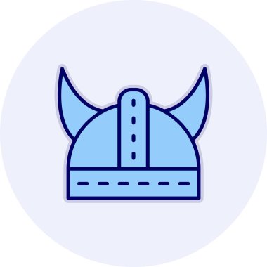 Kask simgesi vektör illüstrasyonu 