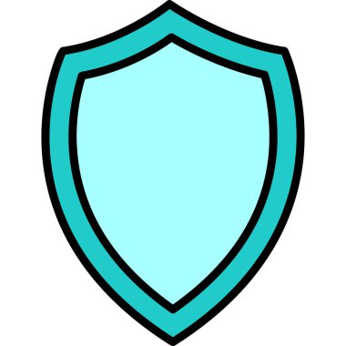 Ağ için koruma kalkanı vektör simgesi 