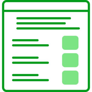 Quiz web simgesi vektör illüstrasyonu