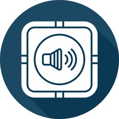 Ses Web simgesi, vektör çizim