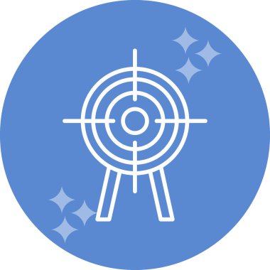 Hedef. Web simgesi basit illüstrasyon 