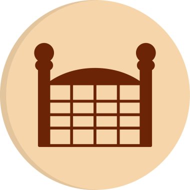 Kapı. Web simgesi basit illüstrasyon