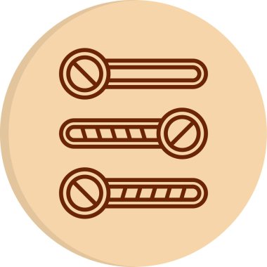 Simgeleri aç / kapat, vektör illüstrasyonu basit tasarım