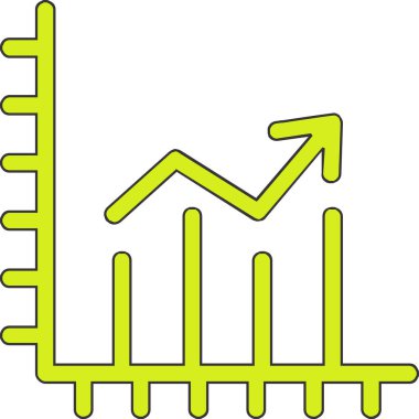 iş büyümesi grafik vektör illüstrasyonu