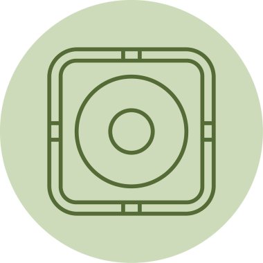 kayıt simgesi, vektör illüstrasyonu