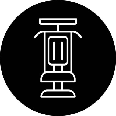 Modern Gym Machine simgesinin vektör çizimi         