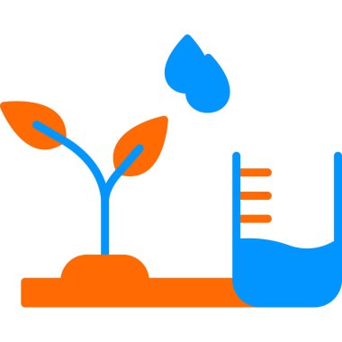 Su Seviyesi Web simgesi vektör çizimi