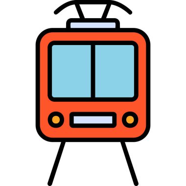 Web simgesi tren, illüstrasyon vektör 