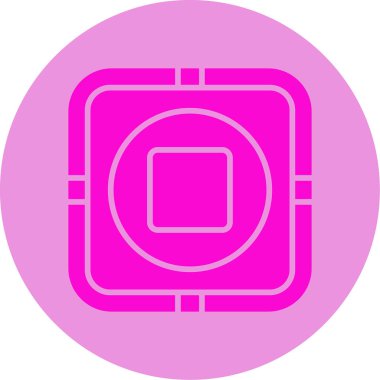 dur simgesi, vektör illüstrasyonu 