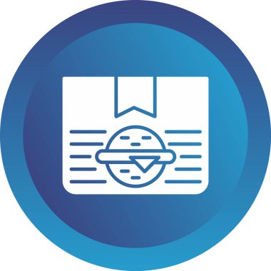 kutu web simgesi, vektör illüstrasyonu 