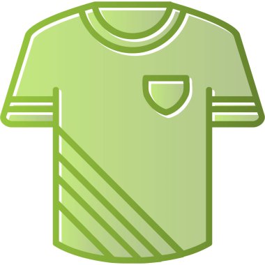 Tişört simgesinin vektör illüstrasyonu