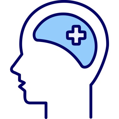 Klinik Psikoloji vektör çizimi tasarımı