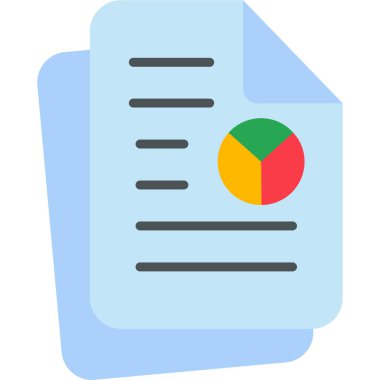 rapor web simge vektör çizim 